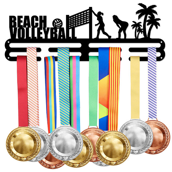 PandaHall Fashion Iron Medal Hanger Holder Display Wall Rack, with Screws, Volleyball Pattern, 150x400mm Iron Volleyball
PandaHall Fashion Iron Medal Hanger Holder Display Wall Rack, with Screws, Volleyball Pattern, 150x400mm Iron Volleyball