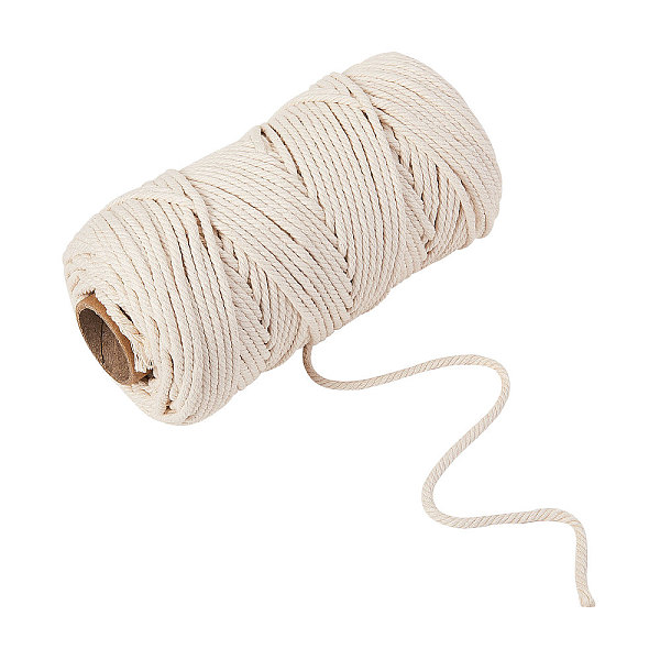 PandaHall Cotton String Threads, Decorative String Threads, for DIY Crafts, Gift Wrapping and Jewelry Making, White, 3mm, about 100m/roll...
PandaHall Cotton String Threads, Decorative String Threads, for DIY Crafts, Gift Wrapping and Jewelry Making, White, 3mm, about 100m/roll...