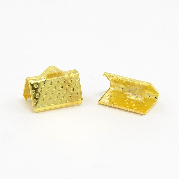 PandaHall Iron Ribbon Crimp Ends, Lead Free & Nickel Free, Golden, 7x10mm, Hole: 2mm Iron
PandaHall Iron Ribbon Crimp Ends, Lead Free & Nickel Free, Golden, 7x10mm, Hole: 2mm Iron