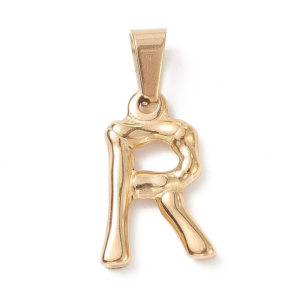 PandaHall 304 Stainless Steel Pendants, Bamboo Style, Letter, Golden Color, Letter.R, 18.5x12x3mm, Hole: 3x7mm 304 Stainless Steel Letter R
PandaHall 304 Stainless Steel Pendants, Bamboo Style, Letter, Golden Color, Letter.R, 18.5x12x3mm, Hole: 3x7mm 304 Stainless Steel Letter R