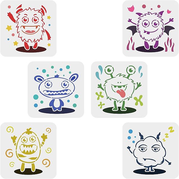 PandaHall FINGERINSPIRE 6 pcs Cute Monsters Stencil 15x15cm Reusable Cartoon Monsters Drawing Stencil Hairball Doll Monster Painting...
PandaHall FINGERINSPIRE 6 pcs Cute Monsters Stencil 15x15cm Reusable Cartoon Monsters Drawing Stencil Hairball Doll Monster Painting...