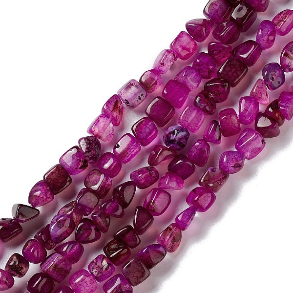 PandaHall Natural Agate Beads Strands, Nuggets, Dyed & Heated, Magenta, 5~11x5~12x5~11mm, Hole: 1~1.4mm, about 39~50pcs/strand, 14.17~14.96..., Pink
PandaHall Natural Agate Beads Strands, Nuggets, Dyed & Heated, Magenta, 5~11x5~12x5~11mm, Hole: 1~1.4mm, about 39~50pcs/strand, 14.17~14.96..., Pink