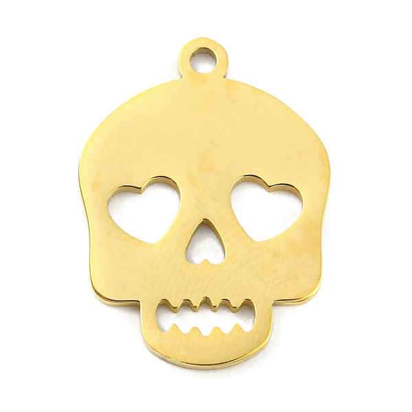 PandaHall 304 Stainless Steel Pendants, Laser Cut, Skull Charm, Golden, 19x14x1mm, Hole: 1.4mm 304 Stainless Steel Skull
PandaHall 304 Stainless Steel Pendants, Laser Cut, Skull Charm, Golden, 19x14x1mm, Hole: 1.4mm 304 Stainless Steel Skull
