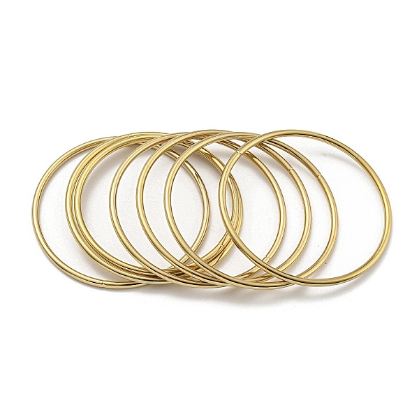 PandaHall 7Pcs Vacuum Plating 202 Stainless Steel Plain Ring Bangle Sets, Stackable Bangles for Women, Golden, Inner Diameter: 2-1/2 inch...
PandaHall 7Pcs Vacuum Plating 202 Stainless Steel Plain Ring Bangle Sets, Stackable Bangles for Women, Golden, Inner Diameter: 2-1/2 inch...