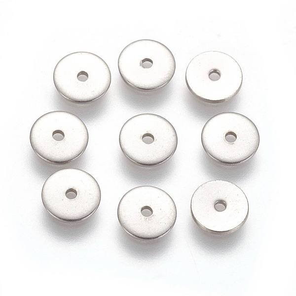 PandaHall 304 Stainless Steel Spacer Beads, Disc, Stainless Steel Color, 10x0.7mm, Hole: 1.2mm 304 Stainless Steel Disc
PandaHall 304 Stainless Steel Spacer Beads, Disc, Stainless Steel Color, 10x0.7mm, Hole: 1.2mm 304 Stainless Steel Disc