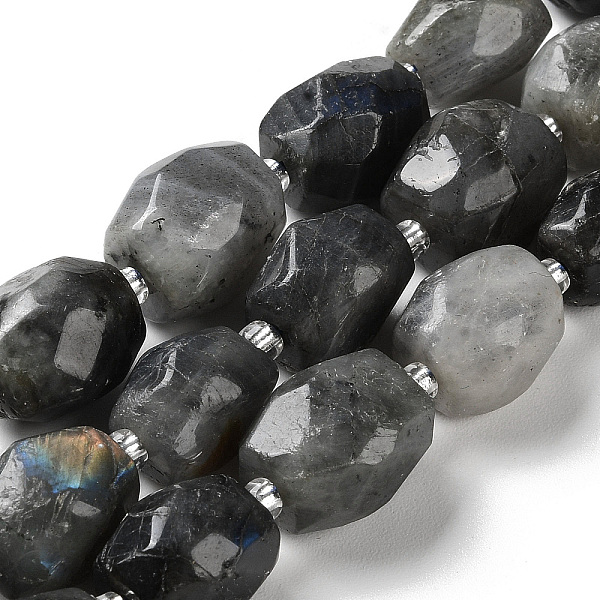 PandaHall Natural Labradorite Beads Strands, Nuggets, Faceted, with Seed Beads, 14~17x11~14x9~13.5mm, Hole: 1mm, about 20~22pcs/strand...
PandaHall Natural Labradorite Beads Strands, Nuggets, Faceted, with Seed Beads, 14~17x11~14x9~13.5mm, Hole: 1mm, about 20~22pcs/strand...