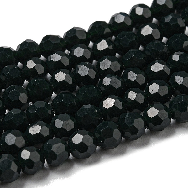 PandaHall Opaque Glass Beads Stands, Faceted(32 Facets), Round, Dark Slate Blue, 6mm, Hole: 1mm, about 98pcs/strand, 20.47''(52cm) Glass..., Black
PandaHall Opaque Glass Beads Stands, Faceted(32 Facets), Round, Dark Slate Blue, 6mm, Hole: 1mm, about 98pcs/strand, 20.47''(52cm) Glass..., Black
