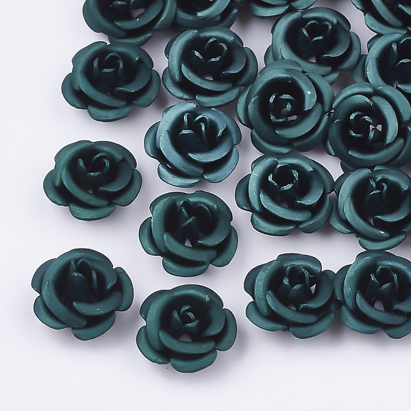 PandaHall Aluminum Beads, Frosted, Long-Lasting Plated, 5-Petal Flower, Teal, 6~6.5x4mm, Hole: 0.8mm Aluminum Flower Cyan
PandaHall Aluminum Beads, Frosted, Long-Lasting Plated, 5-Petal Flower, Teal, 6~6.5x4mm, Hole: 0.8mm Aluminum Flower Cyan