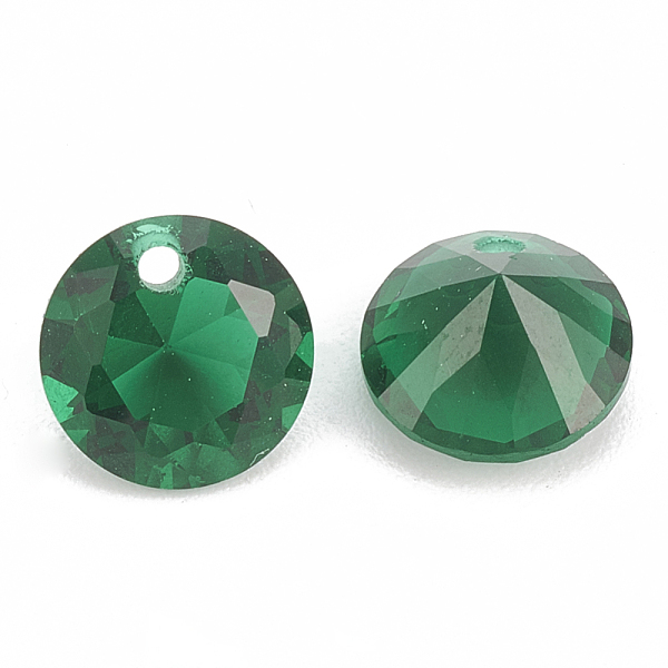 PandaHall Cubic Zirconia Charms, Faceted, Flat Round, Green, 4x2mm, Hole: 0.7mm Cubic Zirconia Flat Round Green
PandaHall Cubic Zirconia Charms, Faceted, Flat Round, Green, 4x2mm, Hole: 0.7mm Cubic Zirconia Flat Round Green