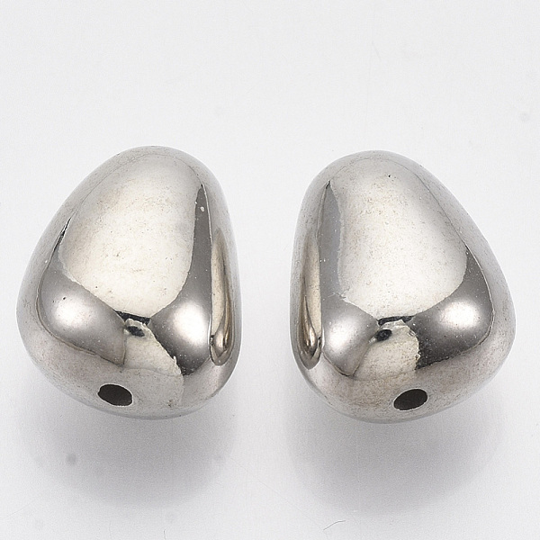 PandaHall CCB Plastic Beads, Teardrop, Platinum, 18x14x11mm, Hole: 2mm, about 280pcs/500g Plastic Teardrop
PandaHall CCB Plastic Beads, Teardrop, Platinum, 18x14x11mm, Hole: 2mm, about 280pcs/500g Plastic Teardrop