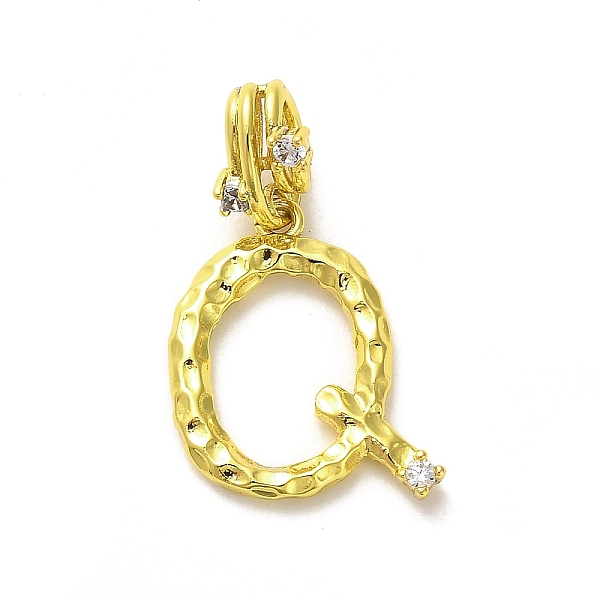 PandaHall Rack Plating Brass Micro Pave Cubic Zirconia European Dangle Charms, Large Hole Letter Pendant, Real 18K Gold Plated, Long-Lasting..., Clear
PandaHall Rack Plating Brass Micro Pave Cubic Zirconia European Dangle Charms, Large Hole Letter Pendant, Real 18K Gold Plated, Long-Lasting..., Clear