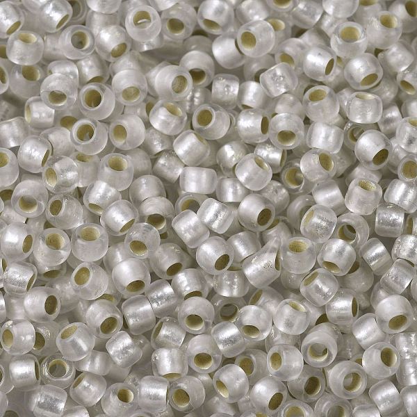 PandaHall TOHO Round Seed Beads, Japanese Seed Beads, (21F) Silver-Lined Translucent Frosted Crystal Clear, 8/0, 3mm, Hole: 1mm, about...
PandaHall TOHO Round Seed Beads, Japanese Seed Beads, (21F) Silver-Lined Translucent Frosted Crystal Clear, 8/0, 3mm, Hole: 1mm, about...