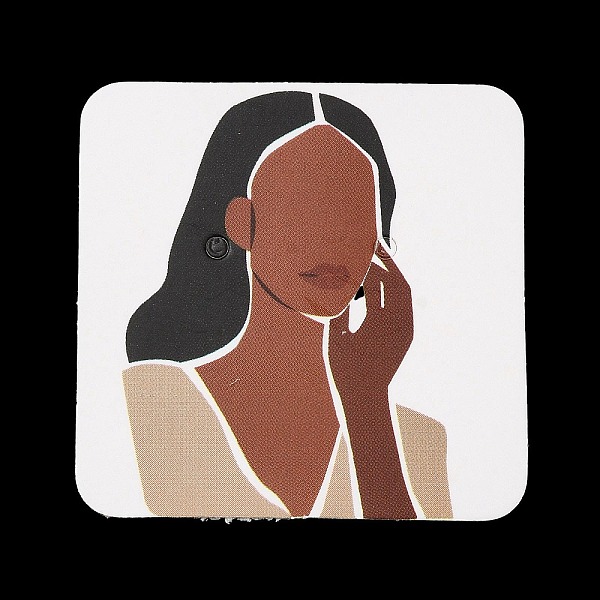PandaHall Square Girl Print Paper Earring Display Card, Jewelry Display Card for Earring Storage, Wheat, 4x4x0.05cm, Hole: 2mm Paper Square..., Orange
PandaHall Square Girl Print Paper Earring Display Card, Jewelry Display Card for Earring Storage, Wheat, 4x4x0.05cm, Hole: 2mm Paper Square..., Orange