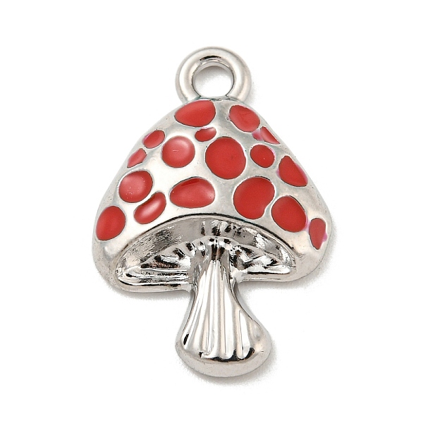 PandaHall Alloy Enamel Pendants, Mushroom Charm, Silver, 24x16x4mm, Hole: 2.5mm Alloy+Enamel Mushroom Red
PandaHall Alloy Enamel Pendants, Mushroom Charm, Silver, 24x16x4mm, Hole: 2.5mm Alloy+Enamel Mushroom Red