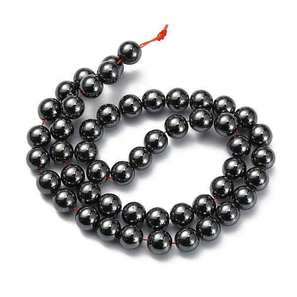 PandaHall Non-Magnetic Synthetic Hematite Beads Strands, Round, 8mm, Hole: 1mm, about 50pcs/strand Non-magnetic Hematite Round Black
PandaHall Non-Magnetic Synthetic Hematite Beads Strands, Round, 8mm, Hole: 1mm, about 50pcs/strand Non-magnetic Hematite Round Black