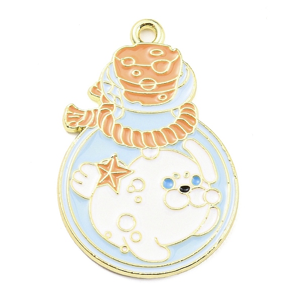 PandaHall Golden Plated Alloy Enamel Pendants, Wishing Bottle Charm, Sea Dog, 33.5x22.5x1.5mm, Hole: 1.8mm Alloy+Enamel Sea Dog
PandaHall Golden Plated Alloy Enamel Pendants, Wishing Bottle Charm, Sea Dog, 33.5x22.5x1.5mm, Hole: 1.8mm Alloy+Enamel Sea Dog
