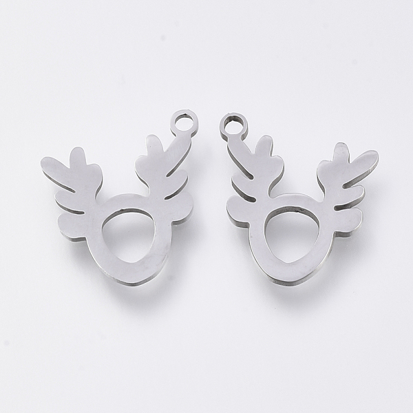 PandaHall 201 Stainless Steel Charms, Laser Cut Pendants, Elk Christmas Reindeer/Stag, Stainless Steel Color, 14x13x1mm, Hole: 1.2mm 201...
PandaHall 201 Stainless Steel Charms, Laser Cut Pendants, Elk Christmas Reindeer/Stag, Stainless Steel Color, 14x13x1mm, Hole: 1.2mm 201...