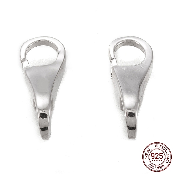 PandaHall Rhodium Plated 925 Sterling Silver Lobster Claw Clasps, with 925 Stamp, Platinum, 14.5x6x5.5mm, Hole: 4mm Sterling Silver Others
PandaHall Rhodium Plated 925 Sterling Silver Lobster Claw Clasps, with 925 Stamp, Platinum, 14.5x6x5.5mm, Hole: 4mm Sterling Silver Others