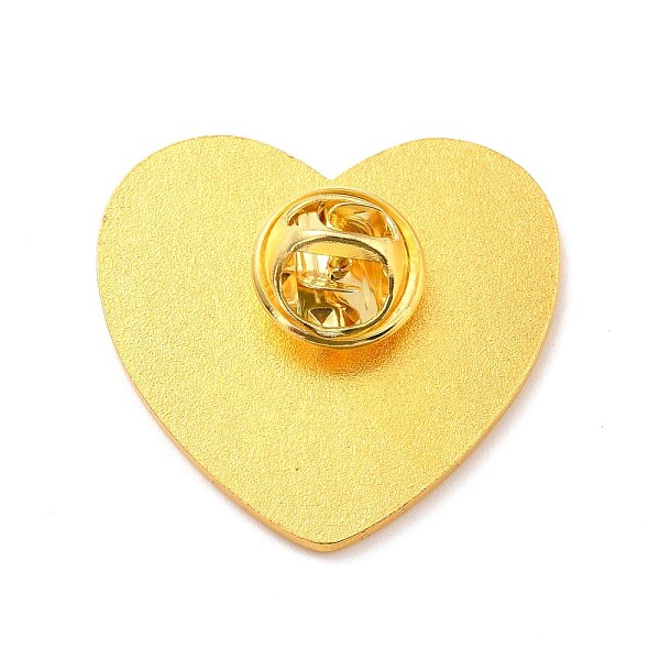 PandaHall Heart with Yin Yang Pattern Enamel Pin, Lucky Alloy Enamel Brooch for Backpack Clothes, Golden, Pink, 29x30x10.5mm, Pin: 1mm...
PandaHall Heart with Yin Yang Pattern Enamel Pin, Lucky Alloy Enamel Brooch for Backpack Clothes, Golden, Pink, 29x30x10.5mm, Pin: 1mm...