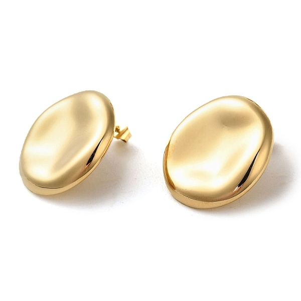 PandaHall Vacuum Plating 304 Stainless Steel Stud Earrings, Oval, Golden, 24.5x24mm 304 Stainless Steel Oval
PandaHall Vacuum Plating 304 Stainless Steel Stud Earrings, Oval, Golden, 24.5x24mm 304 Stainless Steel Oval