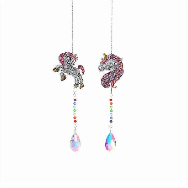 PandaHall Unicorn Pattern DIY Diamond Painting Suncatcher Pendant Decoration Kit, Including Acrylic Board, Resin Rhinestones Bag, Diamond...
PandaHall Unicorn Pattern DIY Diamond Painting Suncatcher Pendant Decoration Kit, Including Acrylic Board, Resin Rhinestones Bag, Diamond...