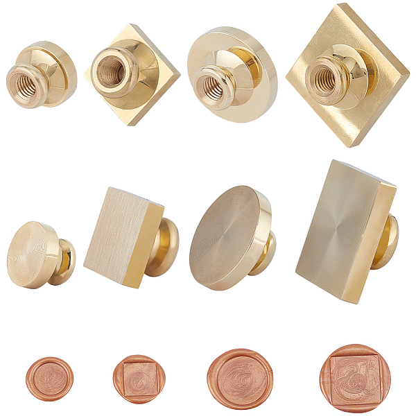 PandaHall CRASPIRE 4 Styles Sealing Wax Stamp Head Round Square Blank Wax Seal Stamp Head Removable Brass Seal Head for Sealing Stamp...
PandaHall CRASPIRE 4 Styles Sealing Wax Stamp Head Round Square Blank Wax Seal Stamp Head Removable Brass Seal Head for Sealing Stamp...
