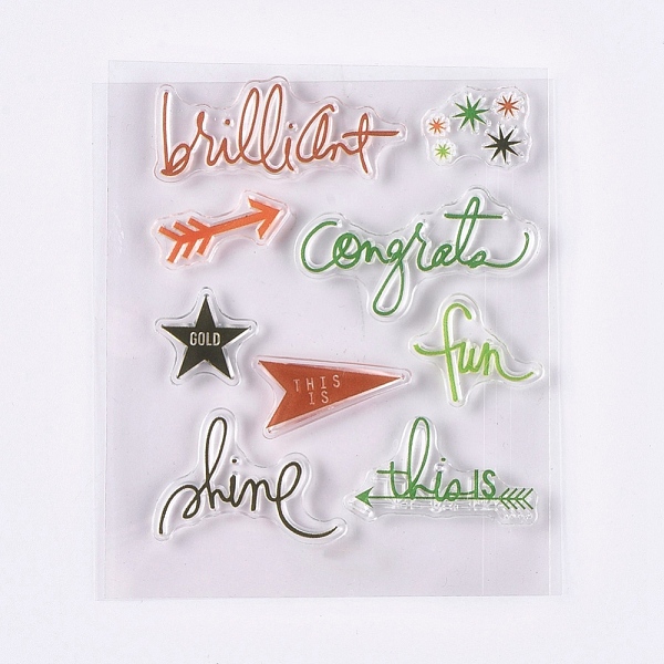 PandaHall Silicone Stamps, for DIY Scrapbooking, Photo Album Decorative, Cards Making, Word, 7.6x9.2x0.3cm Silicone Word
PandaHall Silicone Stamps, for DIY Scrapbooking, Photo Album Decorative, Cards Making, Word, 7.6x9.2x0.3cm Silicone Word