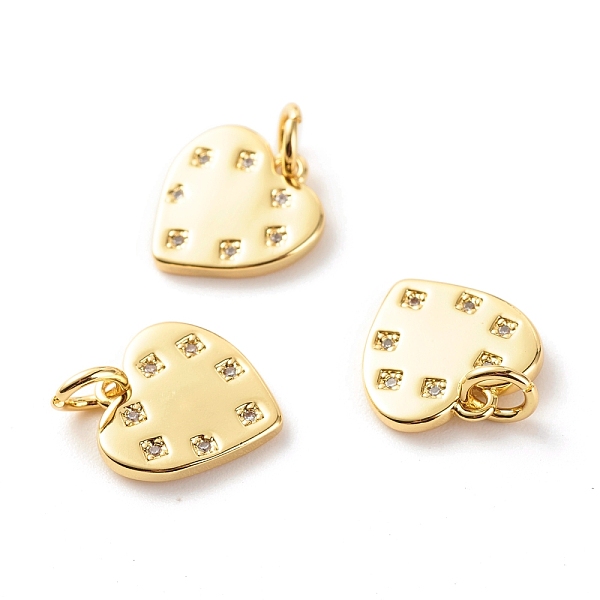 PandaHall Brass Micro Pave Clear Cubic Zirconia Pendants, Cadmium Free & Lead Free, Heart, Real 18K Gold Plated, 15x12x1.5mm, Hole: 3.5mm...
PandaHall Brass Micro Pave Clear Cubic Zirconia Pendants, Cadmium Free & Lead Free, Heart, Real 18K Gold Plated, 15x12x1.5mm, Hole: 3.5mm...