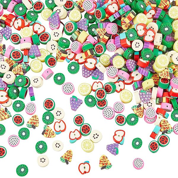 PandaHall Handmade Polymer Clay Beads, Fruit, Mixed Color, 240pcs/bag Polymer Clay Fruit Multicolor
PandaHall Handmade Polymer Clay Beads, Fruit, Mixed Color, 240pcs/bag Polymer Clay Fruit Multicolor