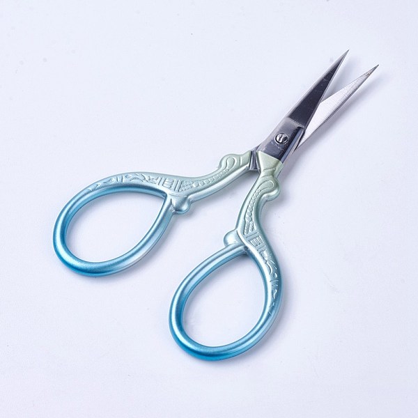 PandaHall Stainless Steel Scissors, Embroidery Scissors, Sewing Scissors, Blue, 9.4x4.75x0.5cm Stainless Steel Blue
PandaHall Stainless Steel Scissors, Embroidery Scissors, Sewing Scissors, Blue, 9.4x4.75x0.5cm Stainless Steel Blue