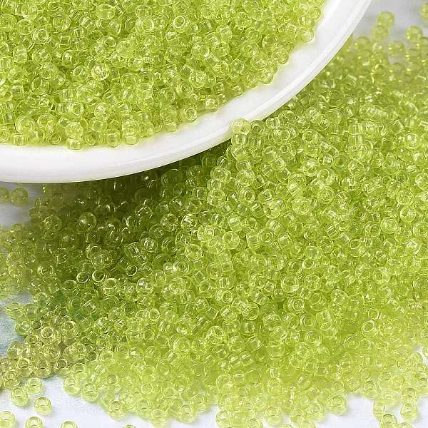 PandaHall MIYUKI Round Rocailles Beads, Japanese Seed Beads, (RR143) Transparent Chartreuse, 15/0, 1.5mm, Hole: 0.7mm, about 27777pcs/50g..., Green
PandaHall MIYUKI Round Rocailles Beads, Japanese Seed Beads, (RR143) Transparent Chartreuse, 15/0, 1.5mm, Hole: 0.7mm, about 27777pcs/50g..., Green