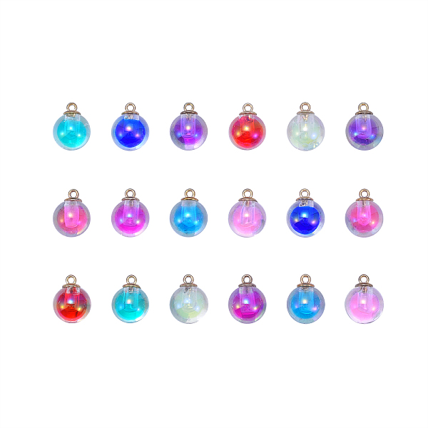 PandaHall AB Color Transparent Acrylic Pendants, Bead in Bead, with Light Gold CCB Plastic Pendant Bails, Round, Mixed Color, 20x16mm, Hole..., Multicolor
PandaHall AB Color Transparent Acrylic Pendants, Bead in Bead, with Light Gold CCB Plastic Pendant Bails, Round, Mixed Color, 20x16mm, Hole..., Multicolor