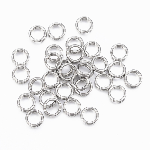 PandaHall 304 Stainless Steel Split Rings, Double Loops Jump Rings, Stainless Steel Color, 5x1.5mm, about 3.5mm inner diameter, Single Wire...
PandaHall 304 Stainless Steel Split Rings, Double Loops Jump Rings, Stainless Steel Color, 5x1.5mm, about 3.5mm inner diameter, Single Wire...