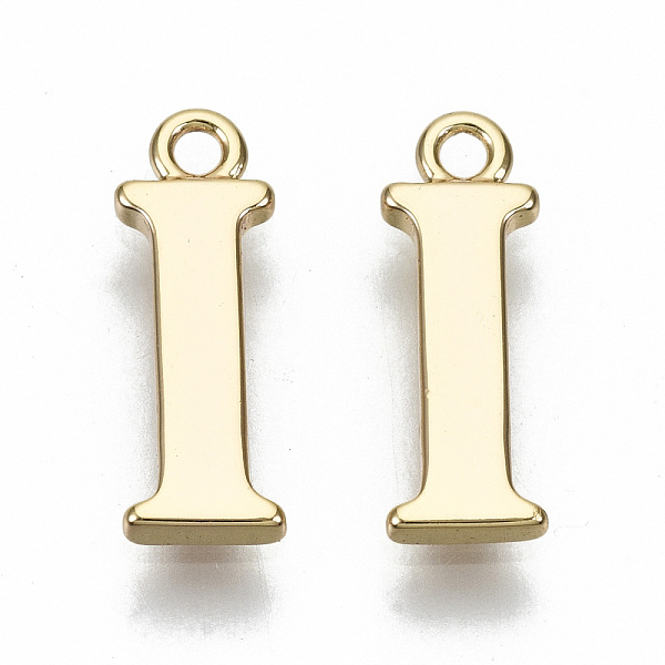 PandaHall Brass Charms, Nickel Free, Letter, Real 18K Gold Plated, Letter.I, I: 13.5x4.5x1mm, Hole: 1.2mm Brass Letter I
PandaHall Brass Charms, Nickel Free, Letter, Real 18K Gold Plated, Letter.I, I: 13.5x4.5x1mm, Hole: 1.2mm Brass Letter I
