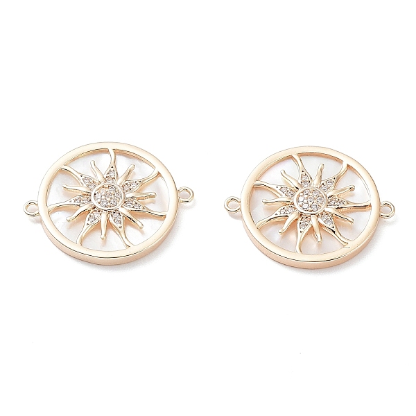 PandaHall Rack Plating Brass Micro Pave Clear Cubic Zirconia Connector Charms, Flat Round Links with Sun, Long-Lasting Plated, Real 18K Gold...
PandaHall Rack Plating Brass Micro Pave Clear Cubic Zirconia Connector Charms, Flat Round Links with Sun, Long-Lasting Plated, Real 18K Gold...