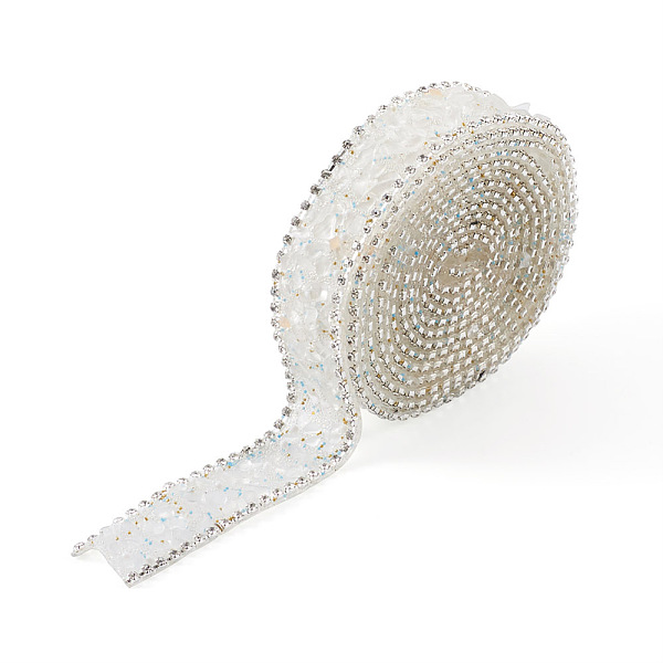PandaHall Beadthoven 2 Yards Hotfix Rhinestone Tape, Iron on Patches, with Chips Gemstone and Rhinestone Trimming, Glass Micro Beads..., Clear
PandaHall Beadthoven 2 Yards Hotfix Rhinestone Tape, Iron on Patches, with Chips Gemstone and Rhinestone Trimming, Glass Micro Beads..., Clear