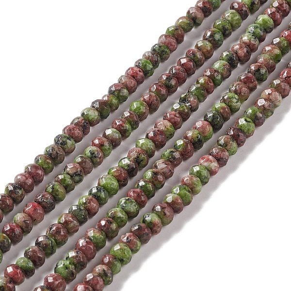 PandaHall Dyed Natural Sesame Jasper/Kiwi Jasper Rondelle Beads Strands, Faceted, Yellow Green, 6x4mm, Hole: 1mm, about 87pcs/strand...
PandaHall Dyed Natural Sesame Jasper/Kiwi Jasper Rondelle Beads Strands, Faceted, Yellow Green, 6x4mm, Hole: 1mm, about 87pcs/strand...