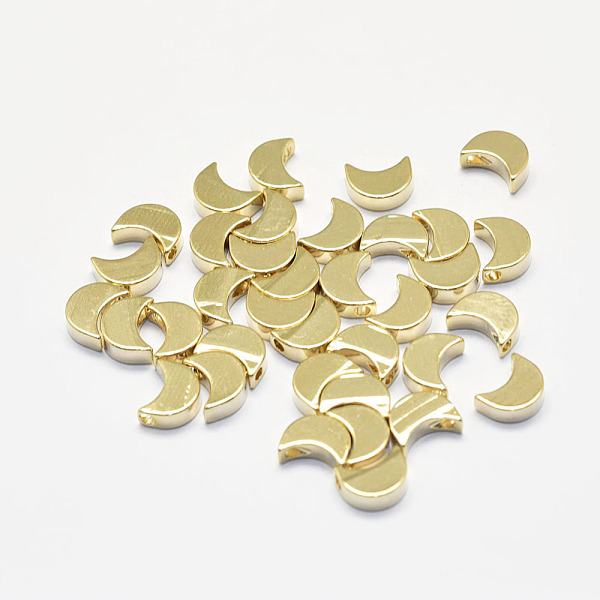 PandaHall Long-Lasting Plated Brass Charms, Real 18K Gold Plated, Nickel Free, Moon, 7x5.5x2.5mm, Hole: 1.5mm Brass Moon
PandaHall Long-Lasting Plated Brass Charms, Real 18K Gold Plated, Nickel Free, Moon, 7x5.5x2.5mm, Hole: 1.5mm Brass Moon