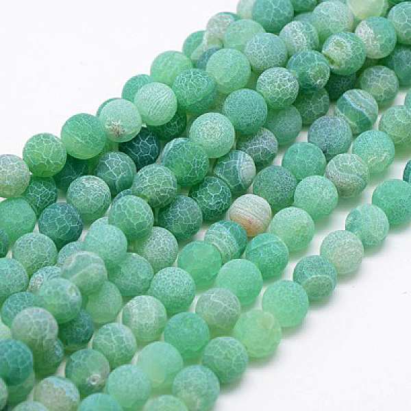 PandaHall Natural Weathered Agate Beads Strands, Dyed, Frosted, Round, Medium Aquamarine, 6mm, Hole: 1mm, about 64pcs/strand, 13.6 inch..., Green
PandaHall Natural Weathered Agate Beads Strands, Dyed, Frosted, Round, Medium Aquamarine, 6mm, Hole: 1mm, about 64pcs/strand, 13.6 inch..., Green