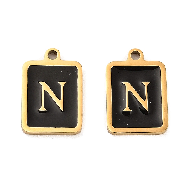 PandaHall 304 Stainless Steel Pendants, with Enamel, Rectangle with Letter Charm, Golden, Letter N, 17.5x12x1.5mm, Hole: 1.5mm Stainless...
PandaHall 304 Stainless Steel Pendants, with Enamel, Rectangle with Letter Charm, Golden, Letter N, 17.5x12x1.5mm, Hole: 1.5mm Stainless...