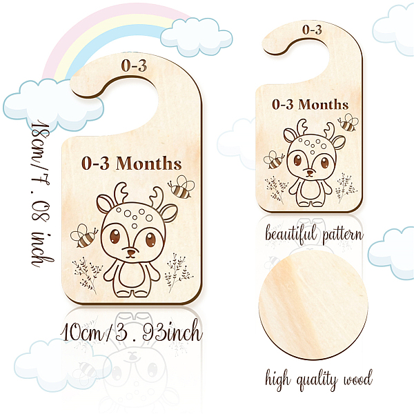 PandaHall CRASPIRE 10PCS Wood Baby Wardrobe Dividers Moon Phase Design from Newborn to 24 Month Hanger Seperaters Baby Closet Organizers..., Multicolor
PandaHall CRASPIRE 10PCS Wood Baby Wardrobe Dividers Moon Phase Design from Newborn to 24 Month Hanger Seperaters Baby Closet Organizers..., Multicolor