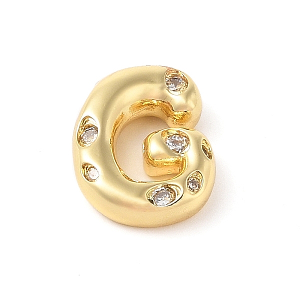 PandaHall Brass Micro Pave Clear Cubic Zirconia Pendant, Letter A~Z, Letter G, 21x16x6.5mm, Hole: 4mm Brass+Cubic Zirconia Letter G Clear
PandaHall Brass Micro Pave Clear Cubic Zirconia Pendant, Letter A~Z, Letter G, 21x16x6.5mm, Hole: 4mm Brass+Cubic Zirconia Letter G Clear