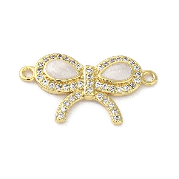 PandaHall Rack Plating Brass Micro Pave Clear Cubic Zirconia Bowknot Connector Charms, with Enamel, Long-Lasting Plated, Cadmium Free & Lead...
PandaHall Rack Plating Brass Micro Pave Clear Cubic Zirconia Bowknot Connector Charms, with Enamel, Long-Lasting Plated, Cadmium Free & Lead...