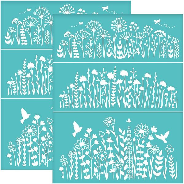PandaHall OLYCRAFT 2pcs 8.6x11 Inch Wildflower Silk Screen Printing Stencils Self-Adhesive Silk Screen Stencils Butterfly Bird Screen...
PandaHall OLYCRAFT 2pcs 8.6x11 Inch Wildflower Silk Screen Printing Stencils Self-Adhesive Silk Screen Stencils Butterfly Bird Screen...