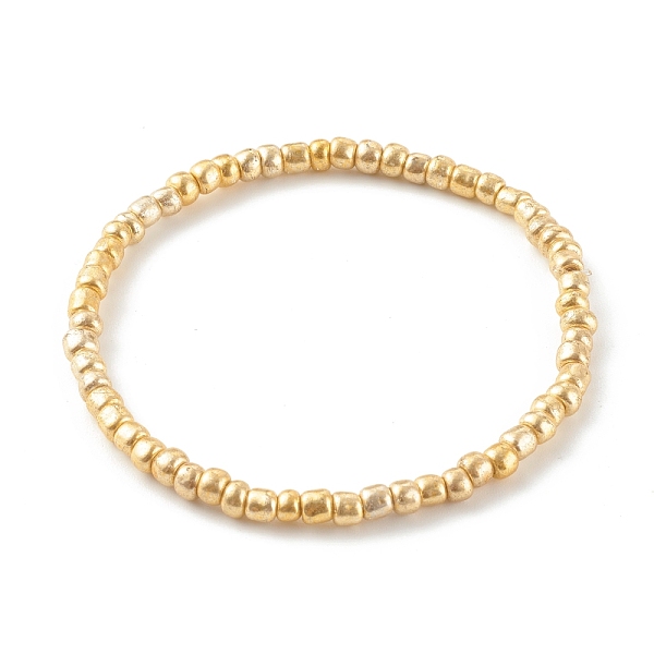 PandaHall Electroplate Round Glass Seed Bead Stretch Bracelets, Golden Plated, Inner Diameter: 2-3/8 inch(6cm) Seed Beads
PandaHall Electroplate Round Glass Seed Bead Stretch Bracelets, Golden Plated, Inner Diameter: 2-3/8 inch(6cm) Seed Beads