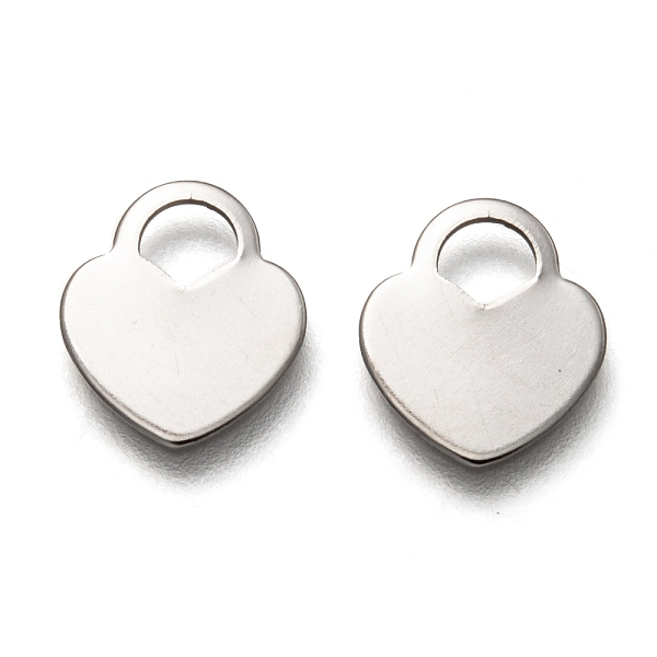 PandaHall 201 Stainless Steel Charms, Laser Cut, Heart, Stainless Steel Color, 11x10x0.8mm, Hole: 4x3.5mm 201 Stainless Steel Heart
PandaHall 201 Stainless Steel Charms, Laser Cut, Heart, Stainless Steel Color, 11x10x0.8mm, Hole: 4x3.5mm 201 Stainless Steel Heart