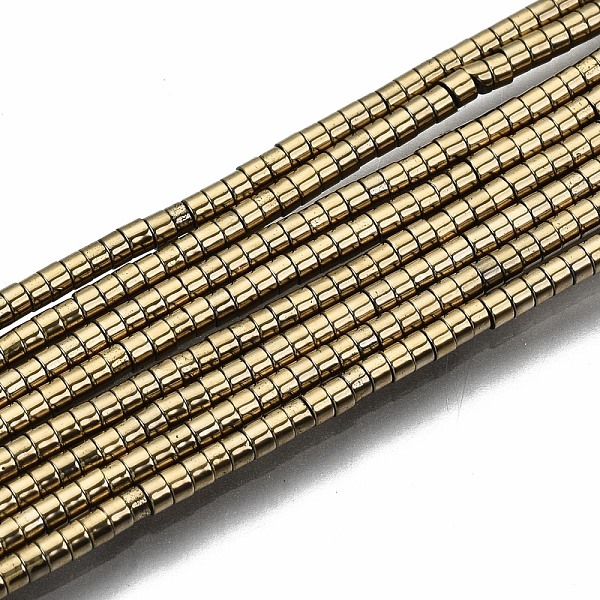 PandaHall Electroplate Non-magnetic Synthetic Hematite Beads Strands, Column, Pale Goldenrod, 1.5x1mm, Hole: 0.5mm, about 377~383pcs/strand...
PandaHall Electroplate Non-magnetic Synthetic Hematite Beads Strands, Column, Pale Goldenrod, 1.5x1mm, Hole: 0.5mm, about 377~383pcs/strand...