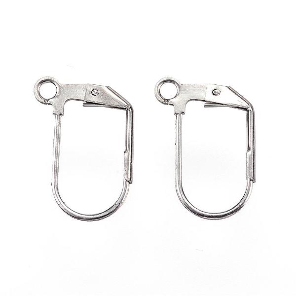 PandaHall 304 Stainless Steel Leverback Earring Findings, with Loop, Stainless Steel Color, 17x12x2mm, Hole: 2mm, Pin: 1x0.6mm 304 Stainless...
PandaHall 304 Stainless Steel Leverback Earring Findings, with Loop, Stainless Steel Color, 17x12x2mm, Hole: 2mm, Pin: 1x0.6mm 304 Stainless...
