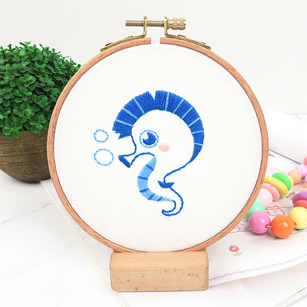 PandaHall DIY Display Decoration Embroidery Kit, including Embroidery Needles & Thread & Fabric, Plastic Embroidery Hoop, Sea Horse Pattern...
PandaHall DIY Display Decoration Embroidery Kit, including Embroidery Needles & Thread & Fabric, Plastic Embroidery Hoop, Sea Horse Pattern...