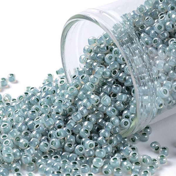 PandaHall TOHO Round Seed Beads, Japanese Seed Beads, (915) Dark Sea Foam Ceylon Pearl, 11/0, 2.2mm, Hole: 0.8mm, about 1111pcs/bottle..., Cyan
PandaHall TOHO Round Seed Beads, Japanese Seed Beads, (915) Dark Sea Foam Ceylon Pearl, 11/0, 2.2mm, Hole: 0.8mm, about 1111pcs/bottle..., Cyan